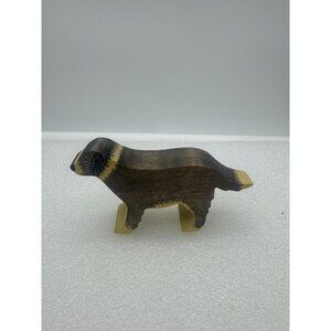 Rare Vintage Kinderkram Ostheimer German Handcrafted Wood Dog Toy